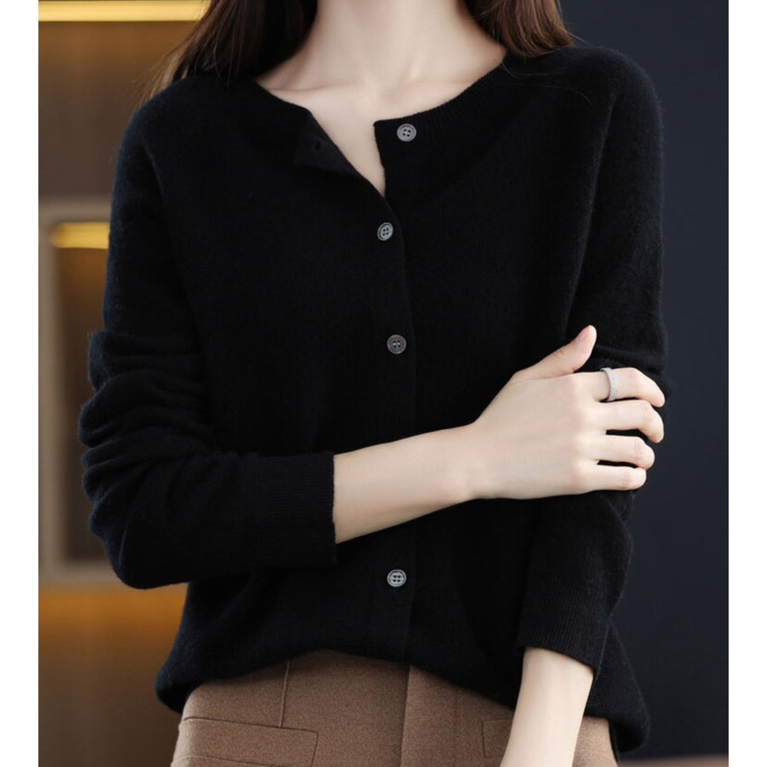 Pull à Manches Longues avec Coupe Classique pour Femmes | Idéal pour un Usage Quotidien