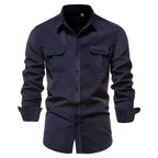 Chemise Slim Fit À Manches Longues Pour Homme | Idéal Pour Usage Quotidien
