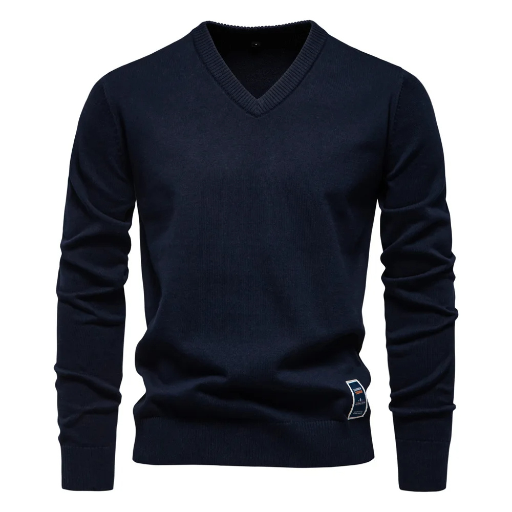 Pull À Col V Avec Coupe Régulière Pour Hommes | Idéal Pour Usage Quotidien