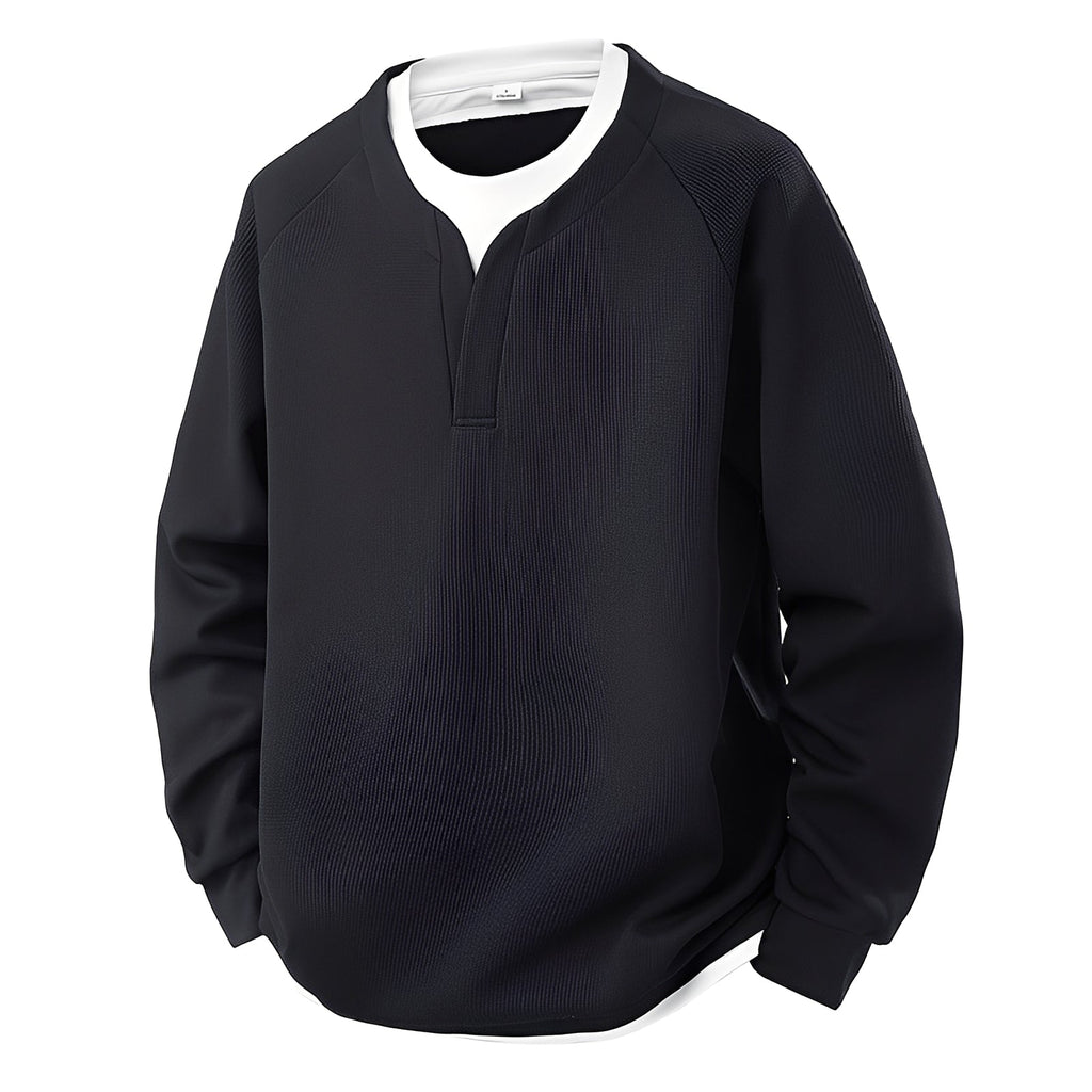 Pull Avec Motif Gaufré Pour Hommes | Idéal Pour Le Quotidien