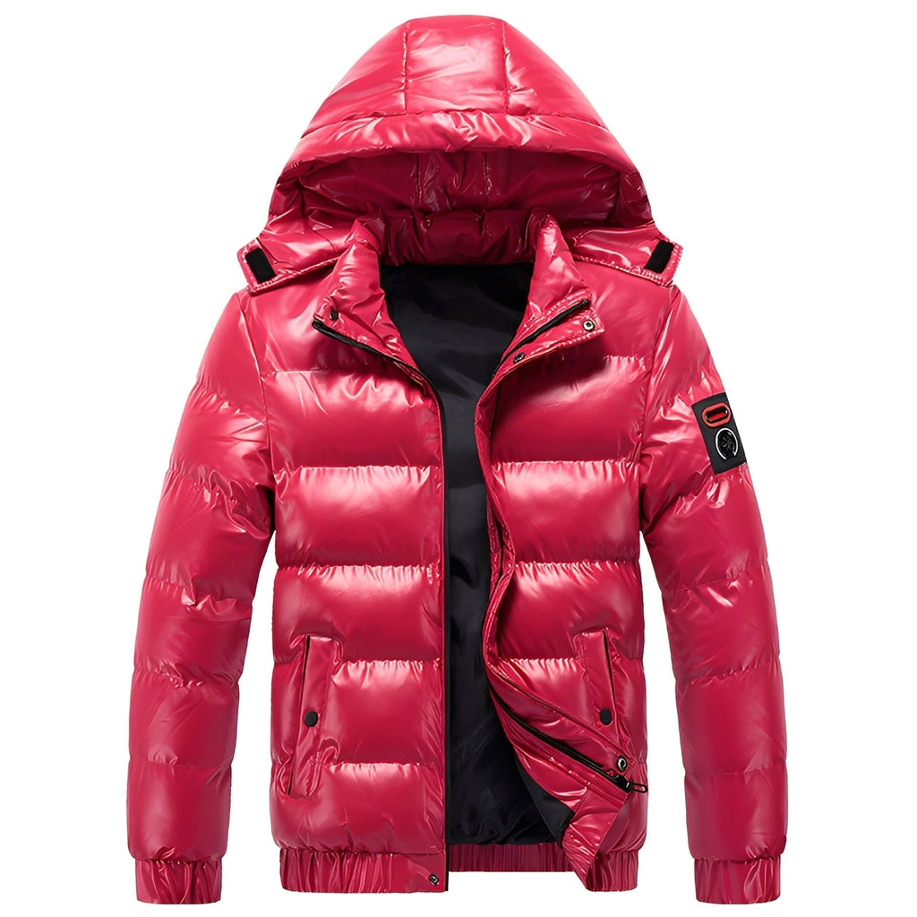 Veste d’Hiver à Coupe Droite avec Poches Fonctionnelles pour Hommes | Idéale pour l’Hiver
