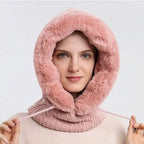 Écharpe Hiver 3-en-1 avec Cagoule Et Masque Intégré pour Adultes | Idéale pour Les Activités Extérieures