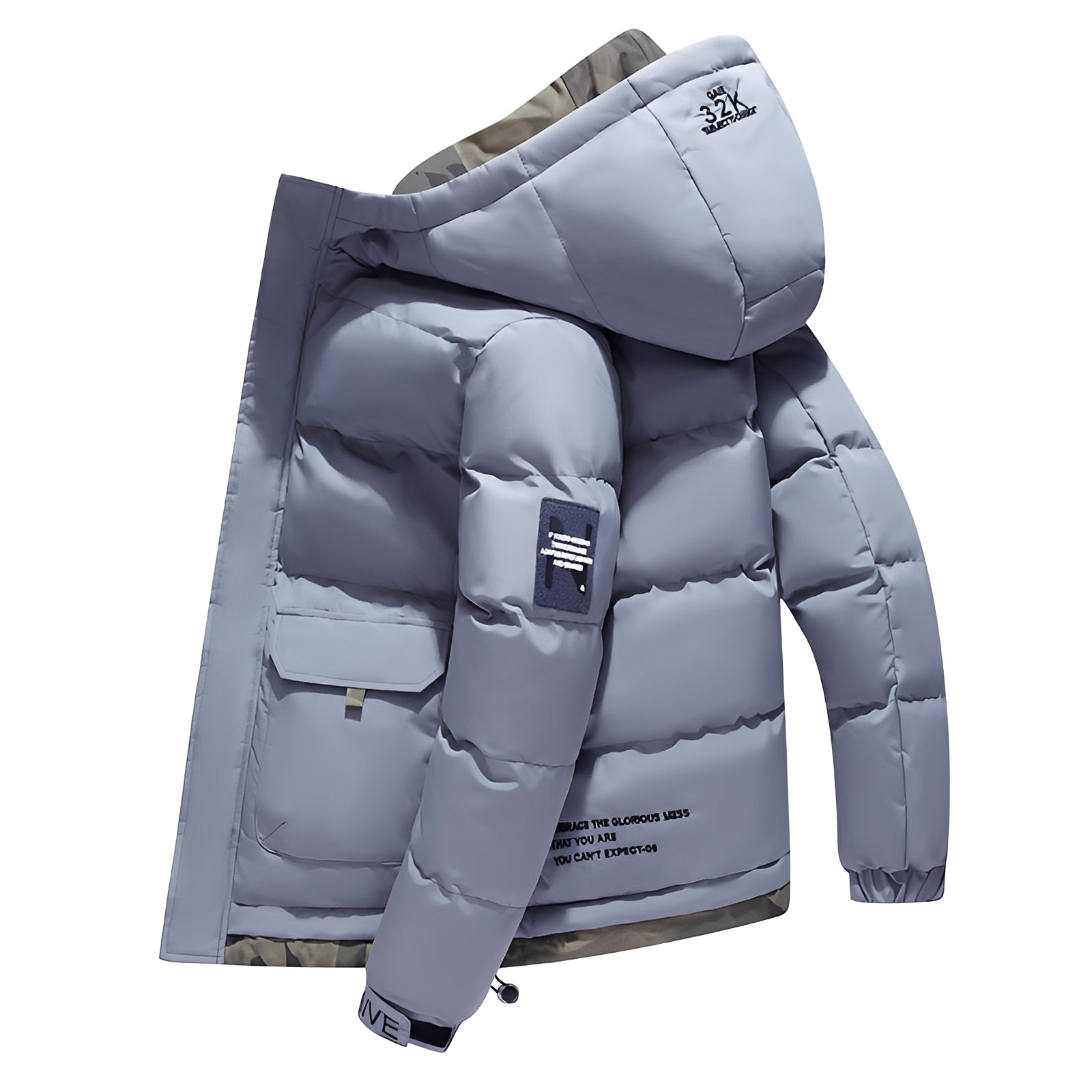 Veste à Capuche Fixe avec Fermeture Zippée pour Homme | Idéale pour Usage Quotidien