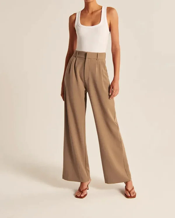 Pantalon Évasé avec Coupe Ajustée pour Femme | Idéal pour le Quotidien et les Sorties