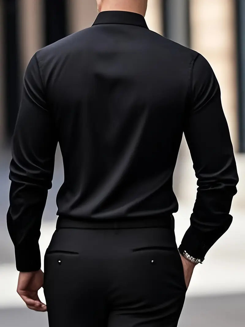 Chemise À Manches Longues Pour Homme | Idéale Pour Usage Quotidien