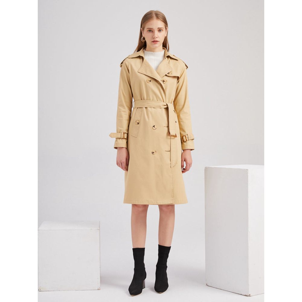 Trench-Coat Avec Ceinture Ajustable Pour Femme | Idéal Pour La Mi-Saison