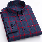 Chemise À Manches Longues À Carreaux Pour Homme | Idéale Pour Usage Quotidien