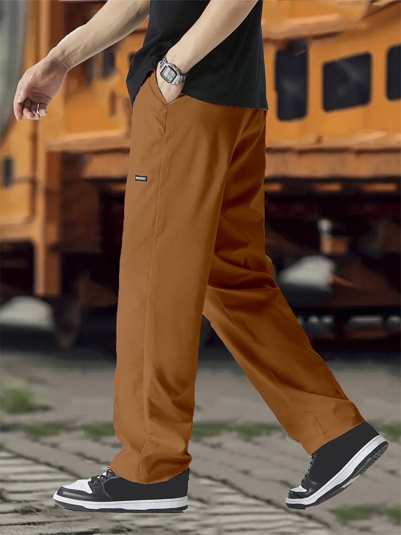 Pantalon À Taille Ajustable Avec Coupe Droite Pour Homme | Idéal Pour Usage Quotidien
