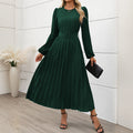 Robe Plissée À Taille Ceinturée Pour Femmes | Idéal Pour Cérémonies Et Occasions Spéciales