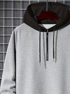 Hoodie à Capuche avec Design Color Block pour Hommes | Idéal pour les Activités de Loisirs