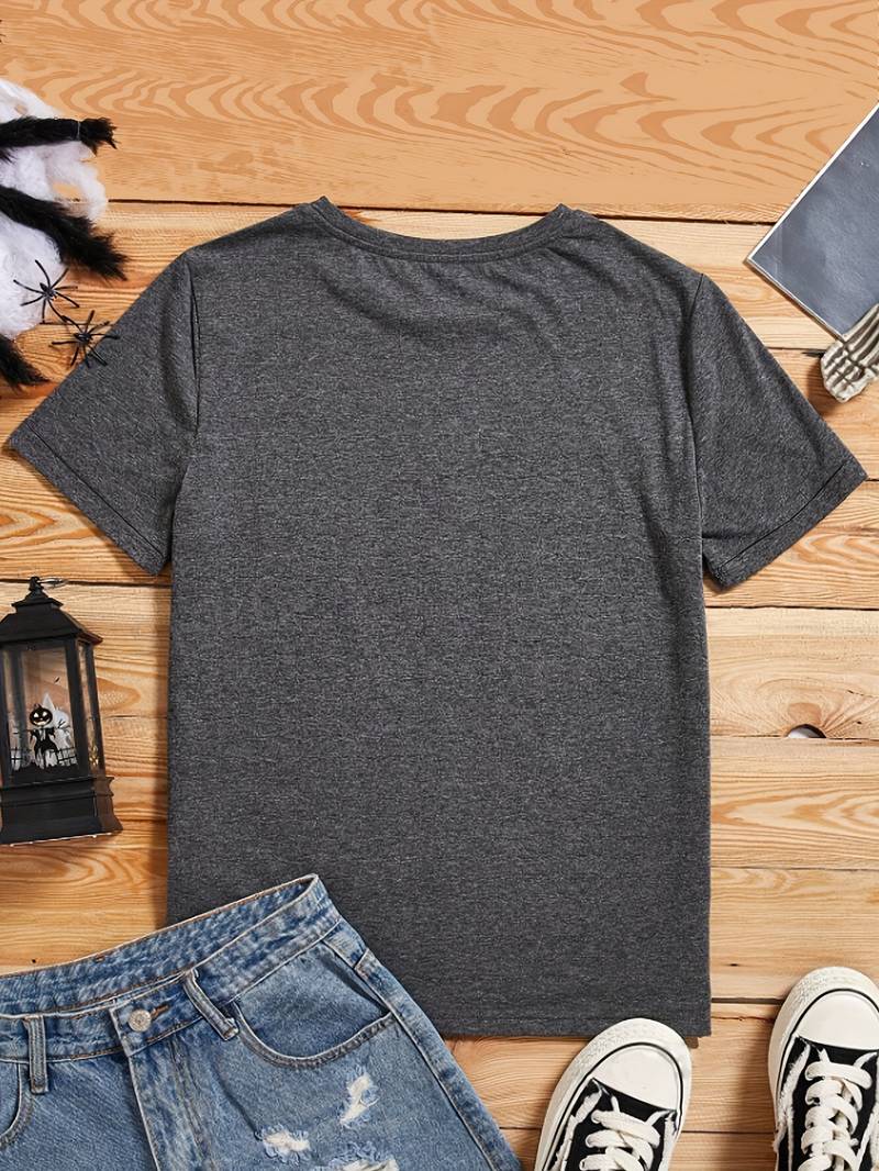 T-Shirt à Coupe Ample avec Motif de Cœurs Multicolores pour Femme | Idéal pour un Usage Quotidien