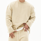 Pull pour Homme avec Coupe Ample et Col Rond | Idéal pour un Usage Quotidien Toute l’Année