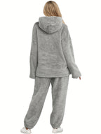 Ensemble Loungewear avec Sweat À Capuche Et Pantalon pour Femme | Idéal pour L’Automne Et L’Hiver