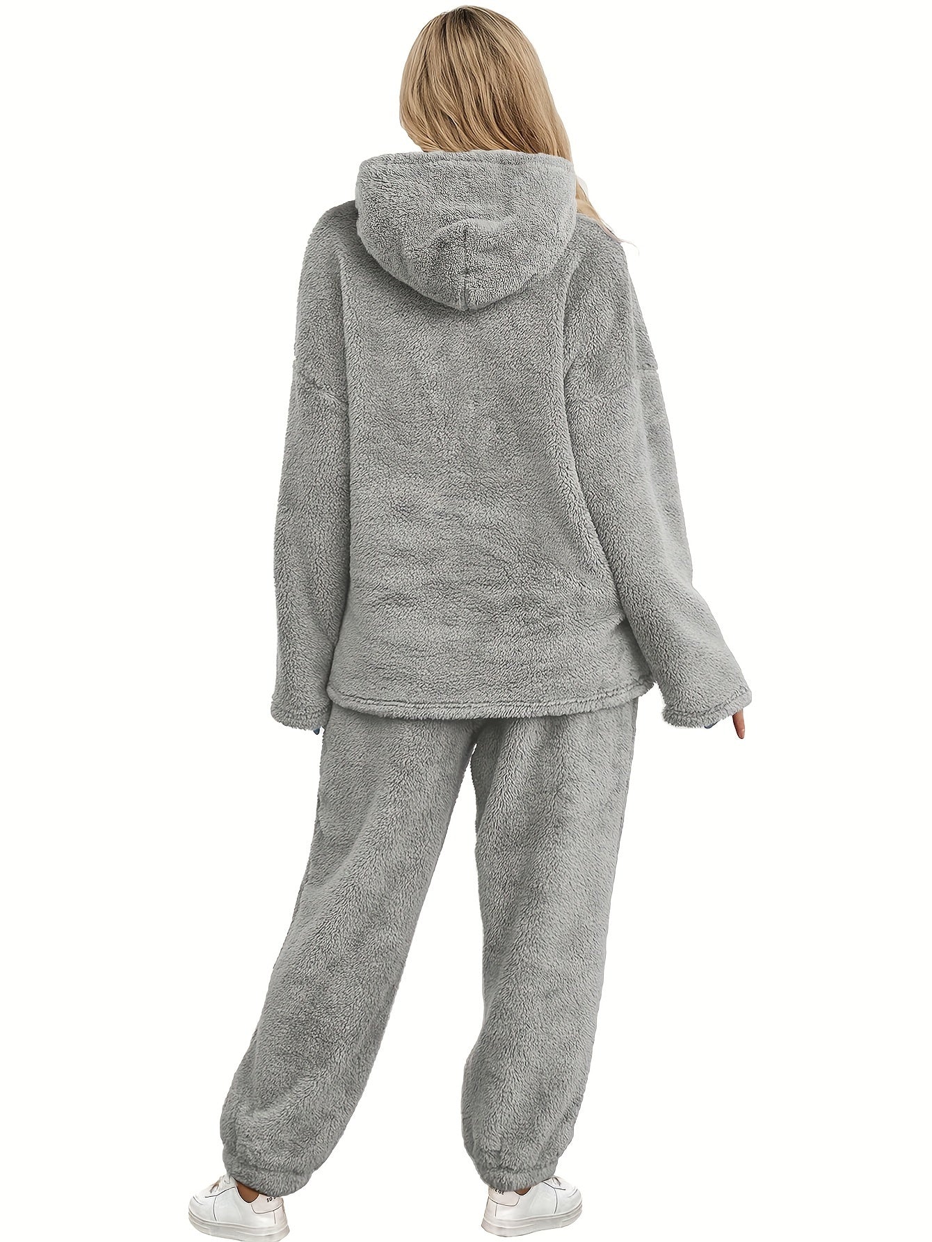 Ensemble Loungewear avec Sweat À Capuche Et Pantalon pour Femme | Idéal pour L’Automne Et L’Hiver