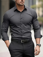 Chemise À Manches Longues Pour Homme | Idéale Pour Usage Quotidien