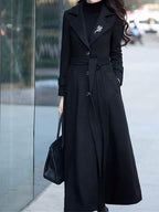 Manteau Long avec Ceinture pour Femme | Idéal pour L’Hiver