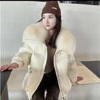 Parka Longue à Col Imitation Fourrure pour Femme | Idéale pour les Journées Froides