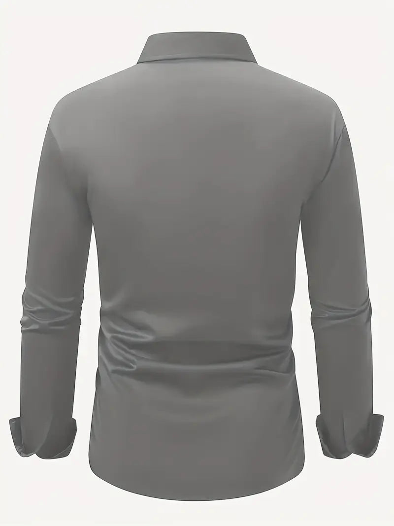 Chemise À Manches Longues Pour Homme | Idéale Pour Usage Quotidien