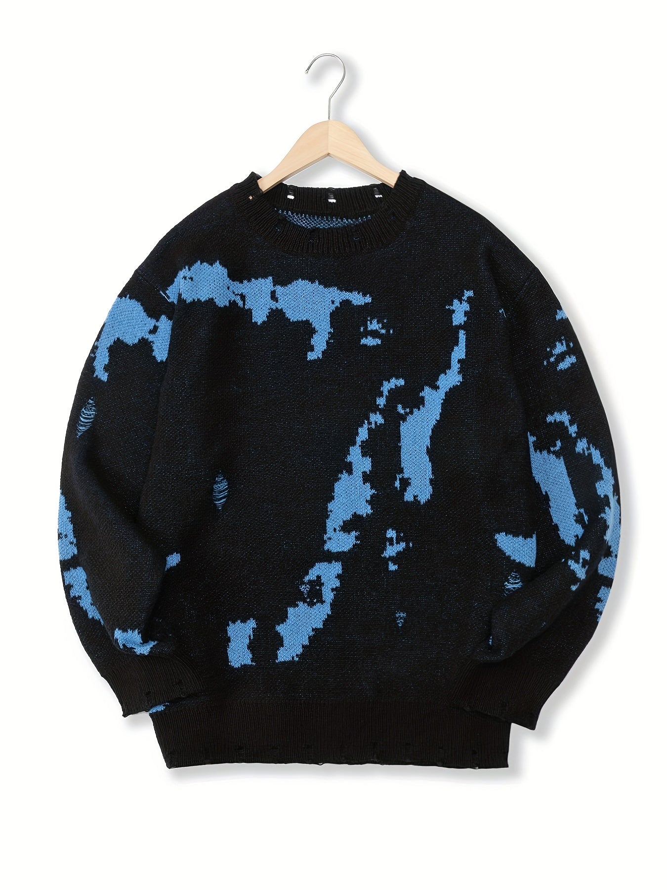 Pull-Over Homme à Texture Structurée pour Usage Quotidien | Idéal pour la Mi-Saison