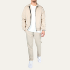 Ensemble Coordonné avec Veste Légère et Pantalon pour Homme | Idéal pour les Sorties Décontractées ou les Déplacements