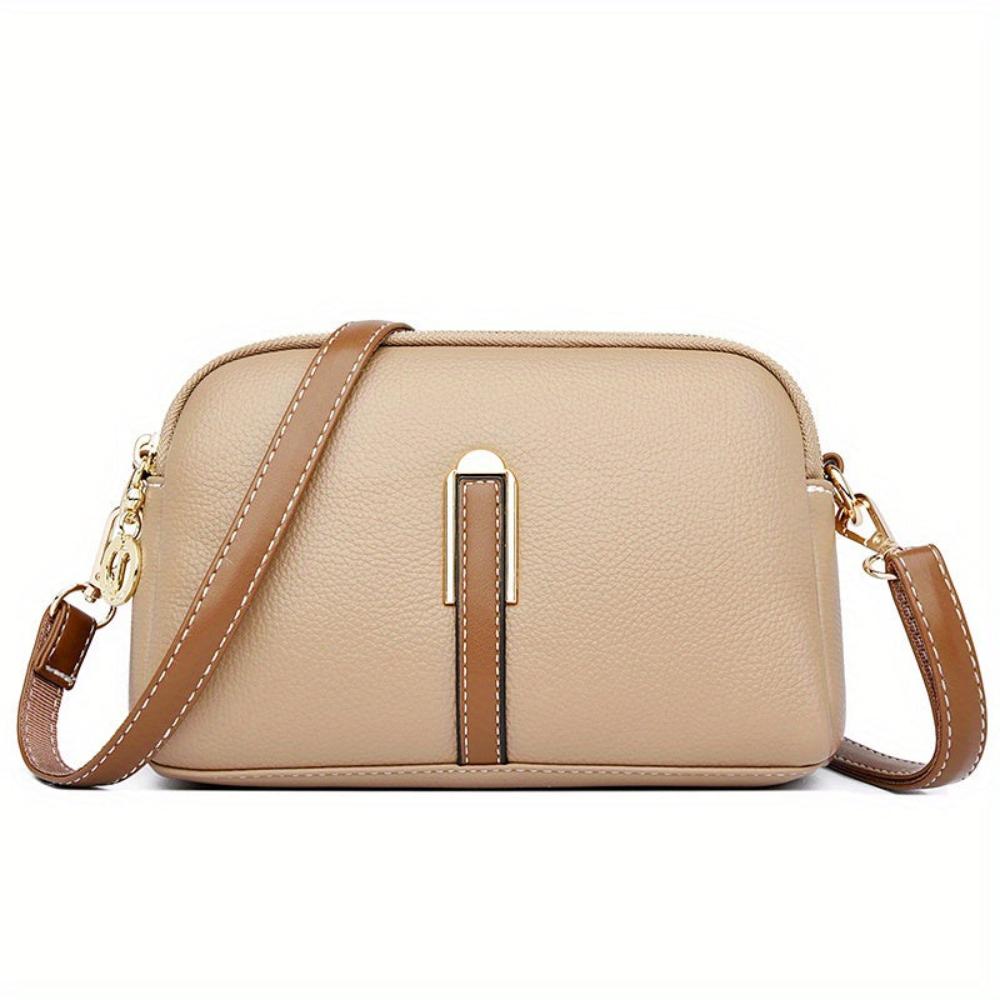 Sac Bandoulière Compact Avec Détails Contrastés Pour Femme | Idéal Pour Usage Quotidien