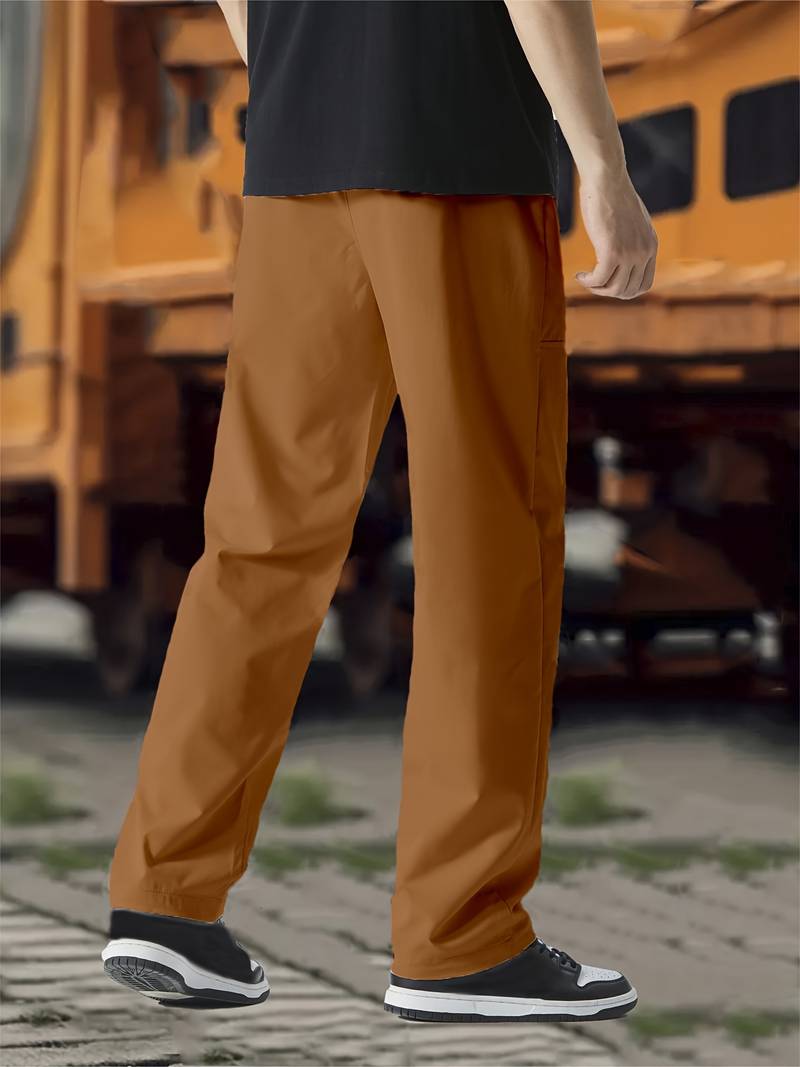 Pantalon À Taille Ajustable Avec Coupe Droite Pour Homme | Idéal Pour Usage Quotidien