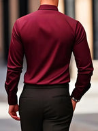 Chemise À Manches Longues Pour Homme | Idéale Pour Usage Quotidien