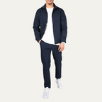 Ensemble Coordonné avec Veste Zippée et Pantalon pour Homme | Idéal pour les Sorties Décontractées