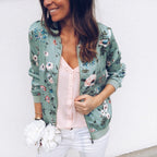 Blouson Bomber à Motif Floral pour Femme | Idéal pour les Tenues Quotidiennes et les Sorties