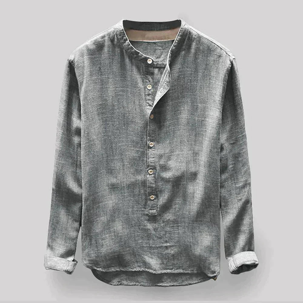 Chemise À Manches Longues Avec Coupe Régulière Pour Hommes | Idéale Pour Le Quotidien Et Les Occasions Formelles