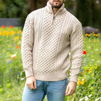 Pull À Demi-Zip Avec Coupe Ample Pour Hommes | Idéal Pour Les Tenues Décontractées