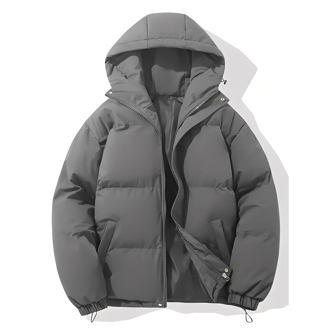 Veste d’Hiver avec Capuche et Fermeture Zippée pour Homme | Idéale pour Usage Quotidien