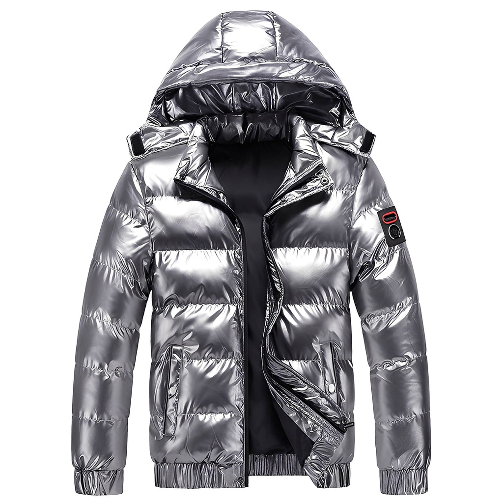 Veste d’Hiver à Coupe Droite avec Poches Fonctionnelles pour Hommes | Idéale pour l’Hiver
