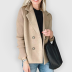 Blazer Femme Avec Manches En Maille | Idéal Pour Bureau Et Loisirs