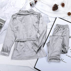 Ensemble Pyjama Deux Pièces À Manches Longues pour Femmes | Idéal pour L’Hiver Et Les Soirées À La Maison