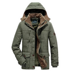 Veste d’Hiver avec Capuche pour Homme | Adaptée aux Activités en Plein Air en Automne et Hiver
