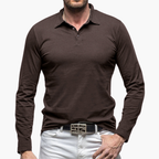 Polo Slim Fit à Manches Longues pour Homme | Idéale pour un Usage Quotidien et Semi-Formel