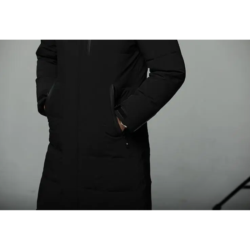 Parka Longue avec Capuche Intégrée pour Homme | Idéal pour la Saison Hivernale