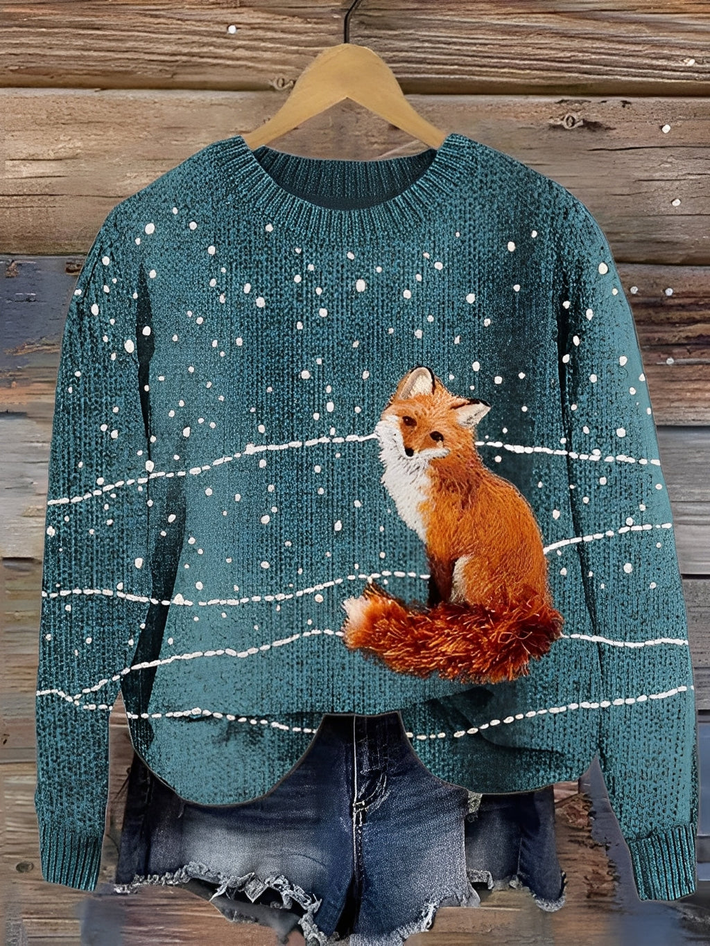 Pull Avec Motif Animal Et Coupe Décontractée Pour Femme | Idéal Pour La Saison Froide