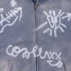Sweat à Capuche Oversize avec Imprimé Graffiti pour Adultes | Idéal pour les Tenues Urbaines
