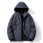Veste d’Hiver avec Capuche et Doublure Épaisse pour Homme | Idéale pour les Jours Froids