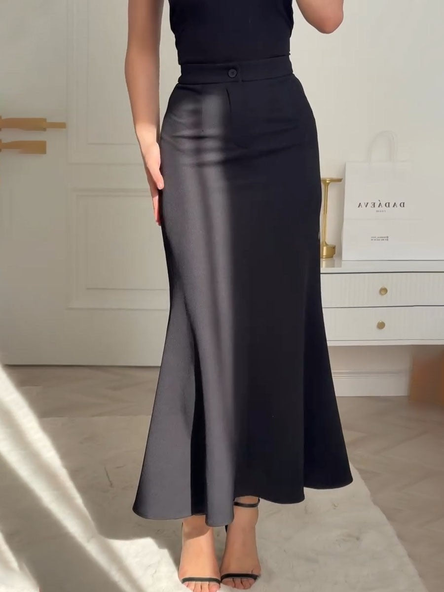 Jupe Longue Évasée Taille Haute Pour Femme | Idéale Pour Le Quotidien Et Les Soirées Estivales