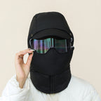 Masque de Protection Intégrale pour Extérieur avec Lunettes Amovibles | Idéal pour l’Hiver