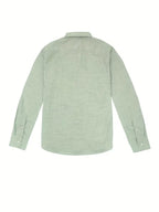 Chemise À Manches Longues Avec Détails Contrastés Et Fermeture À Boutons Pour Hommes | Idéale Pour Toutes Les Saisons