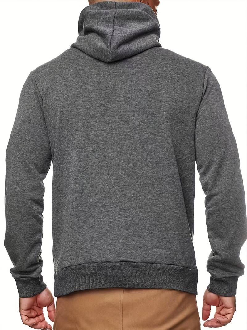 Sweat À Capuche Avec Masque Intégré Et Manches Longues Pour Homme | Idéal Pour Un Usage Quotidien