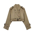 Trench-Coat Long avec Ceinture pour Femme | Idéal pour la Mi-Saison