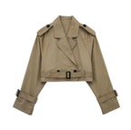 Trench-Coat Long avec Ceinture pour Femme | Idéal pour la Mi-Saison