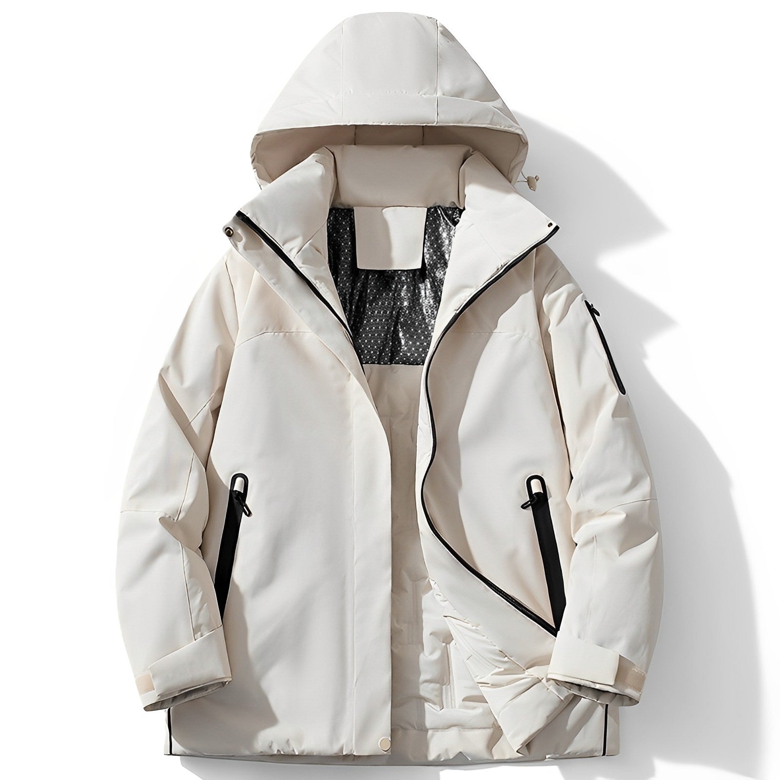 Manteau D’Hiver avec Capuche Et Doublure Polaire pour Homme | Idéal pour Les Journées Froides