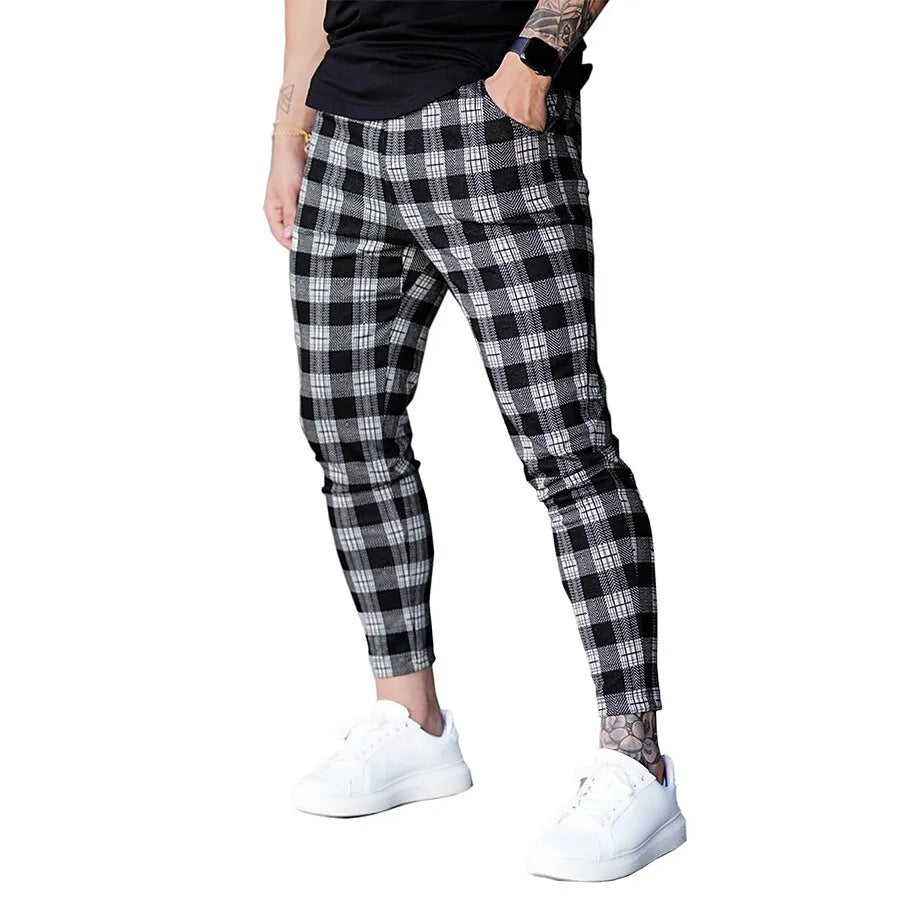 Pantalon Classique à Coupe Ajustée pour Homme | Idéal pour Les Occasions Décontractées et Formelles
