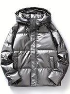 Veste Matelassée avec Fermeture Éclair et Poches pour Homme | Idéale pour l’Hiver